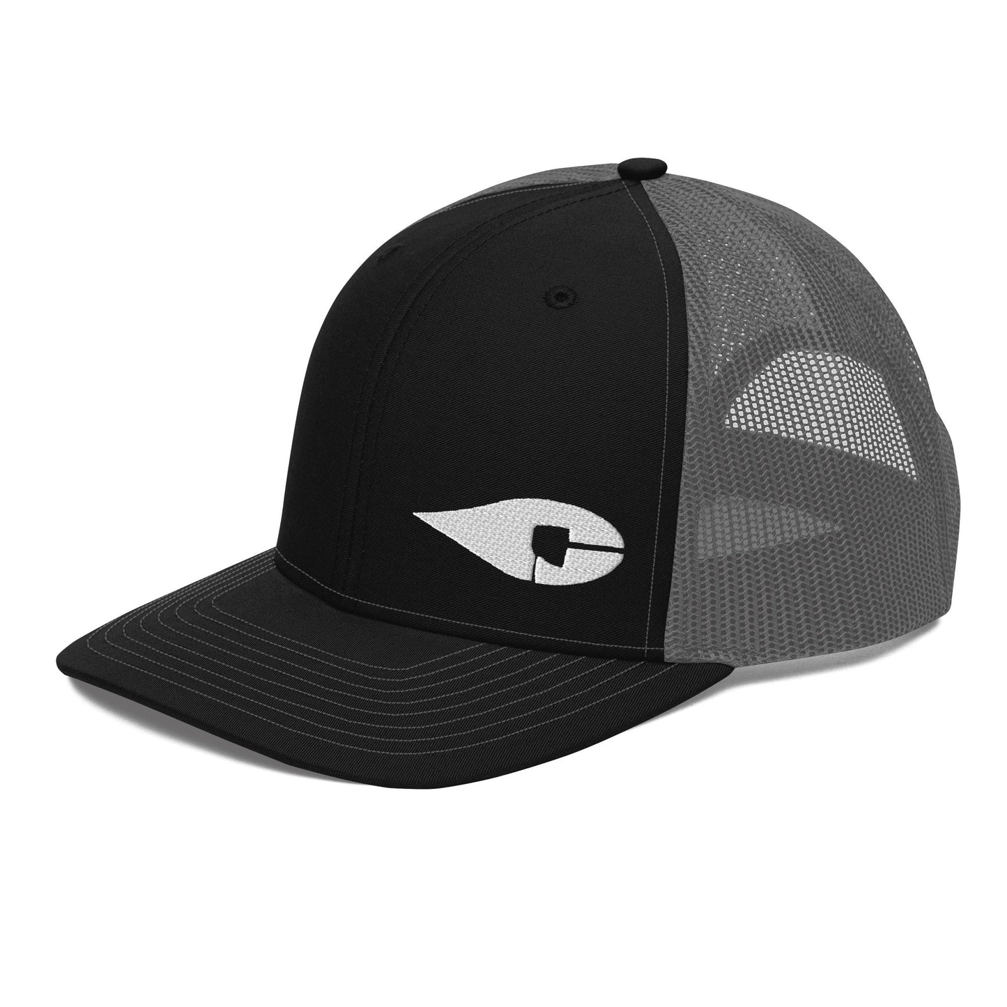 Crude Core Trucker Hat with structured fit and adjustable snapback. Richardson 112