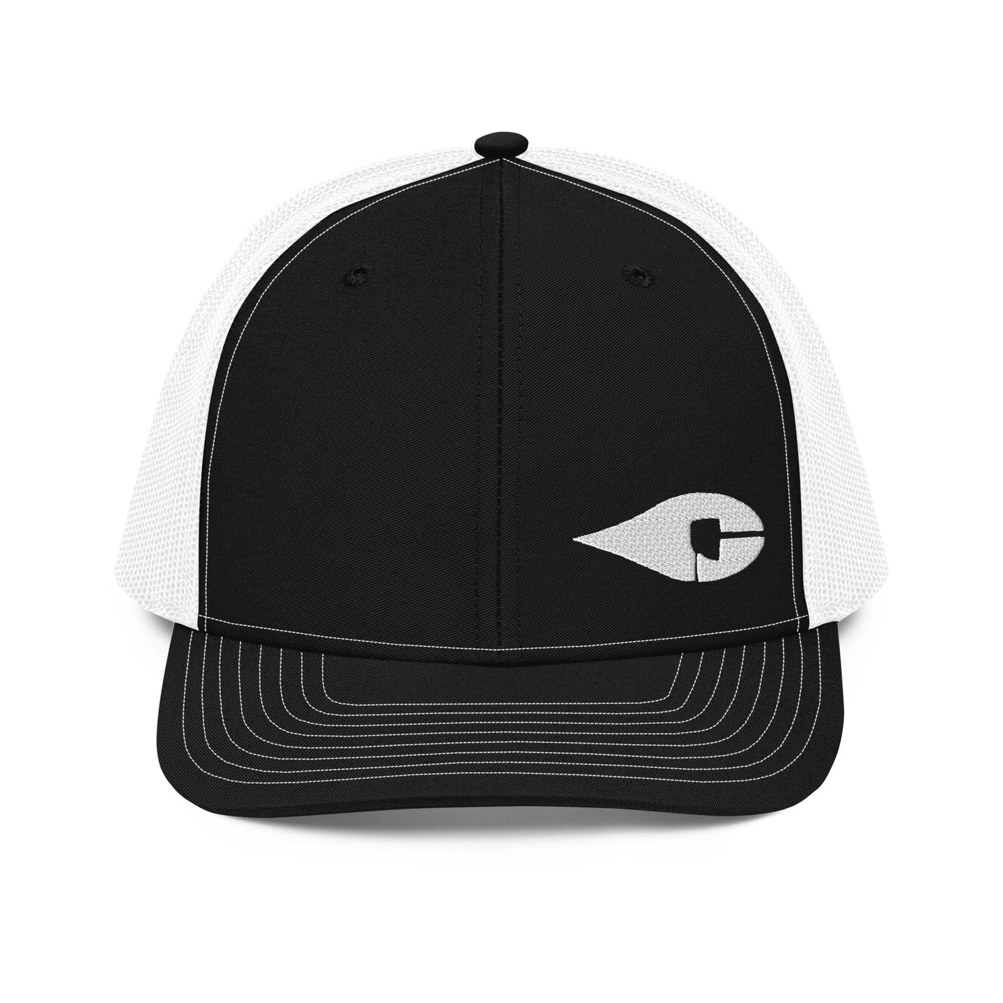 Crude Core Trucker Hat with structured fit and adjustable snapback. Richardson 112
