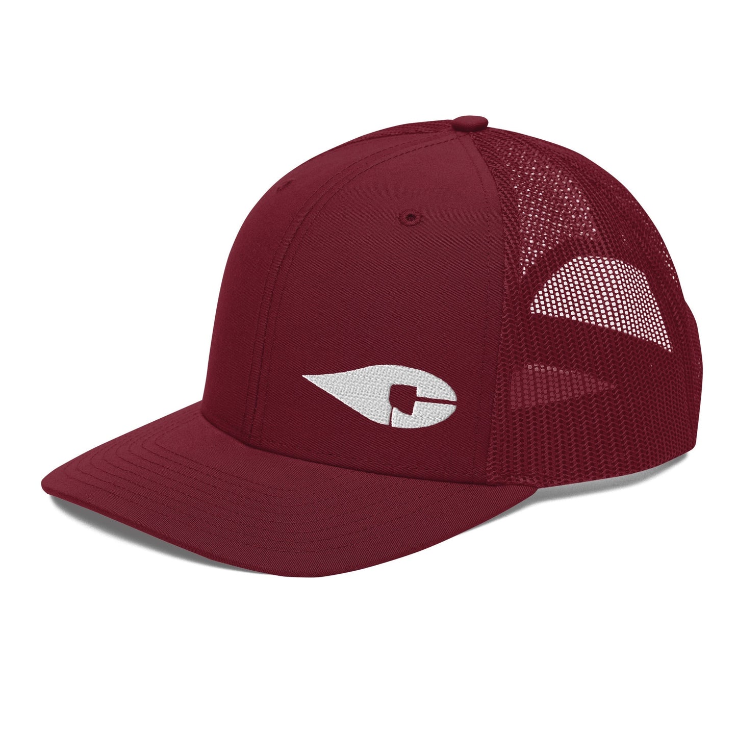 Crude Core Trucker Hat with structured fit and adjustable snapback. Richardson 112