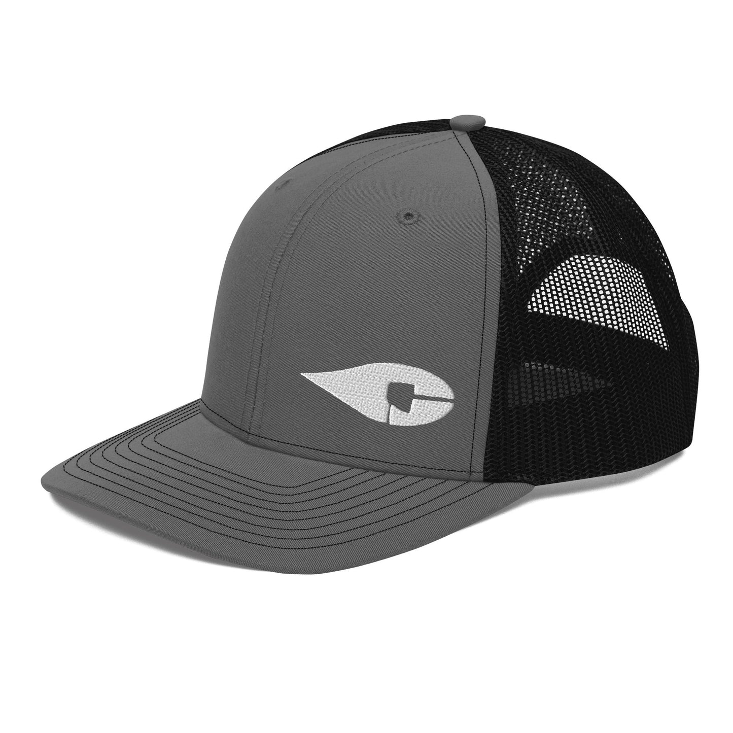 Crude Core Trucker Hat with structured fit and adjustable snapback. Richardson 112