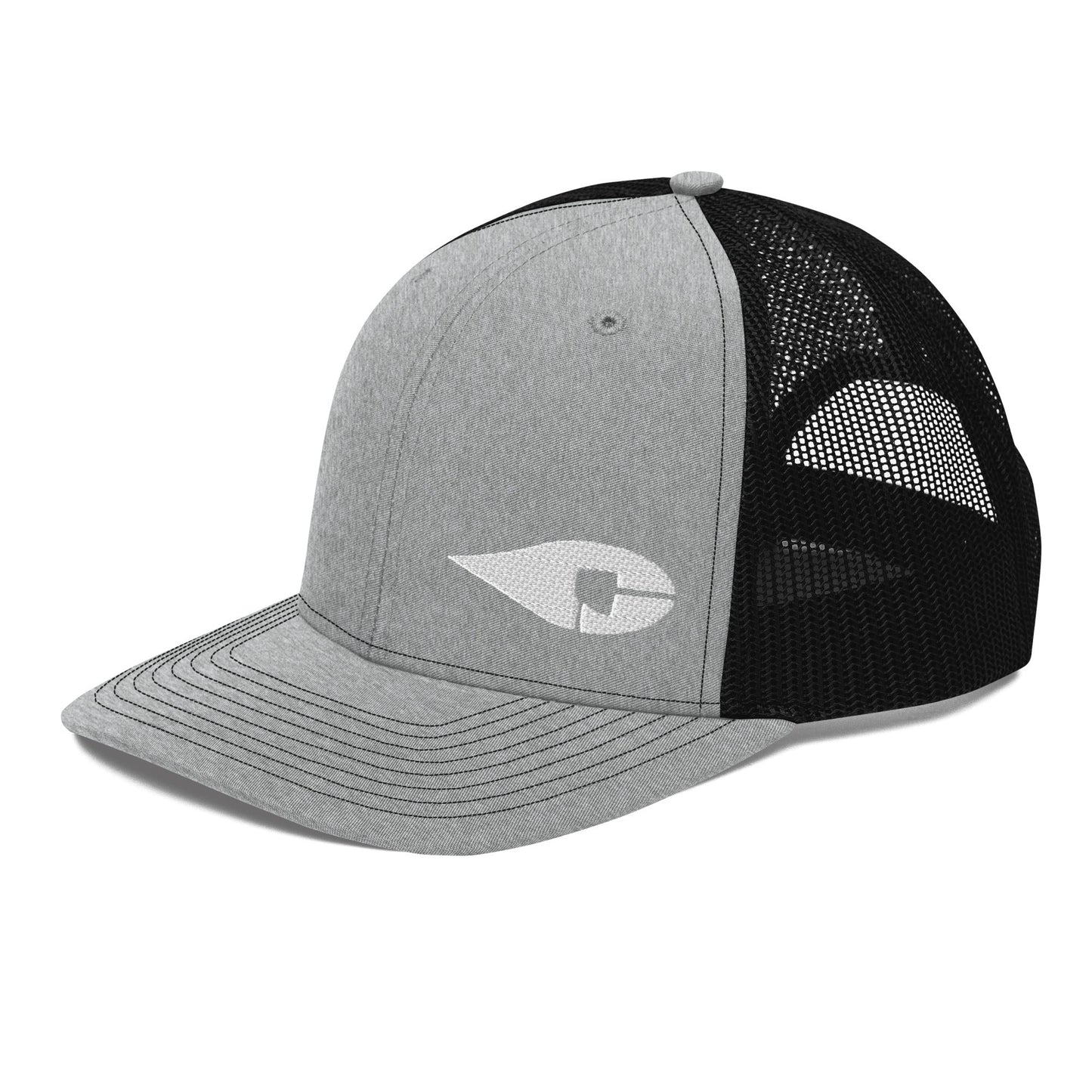 Crude Core Trucker Hat with structured fit and adjustable snapback. Richardson 112
