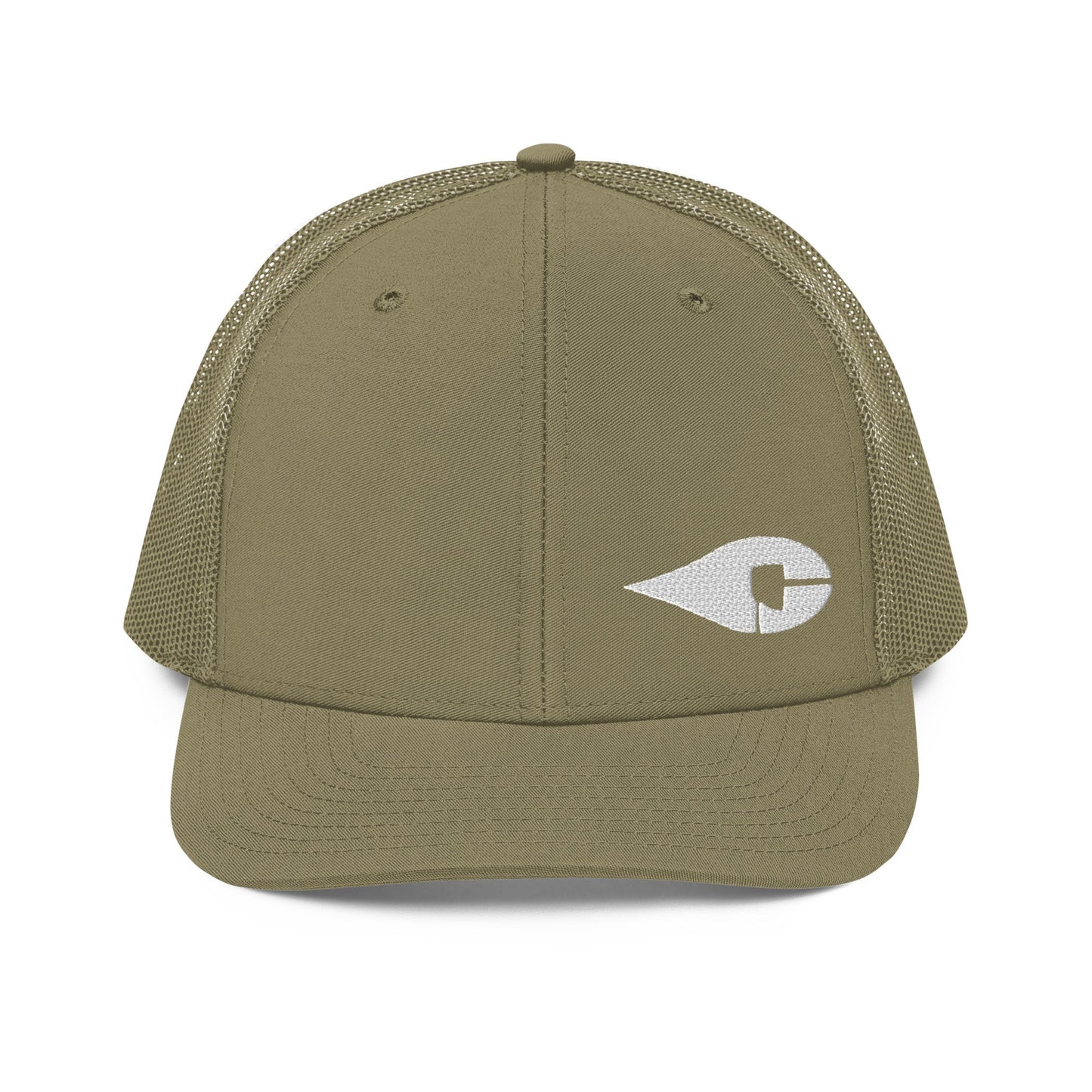 Crude Core Trucker Hat with structured fit and adjustable snapback. Richardson 112