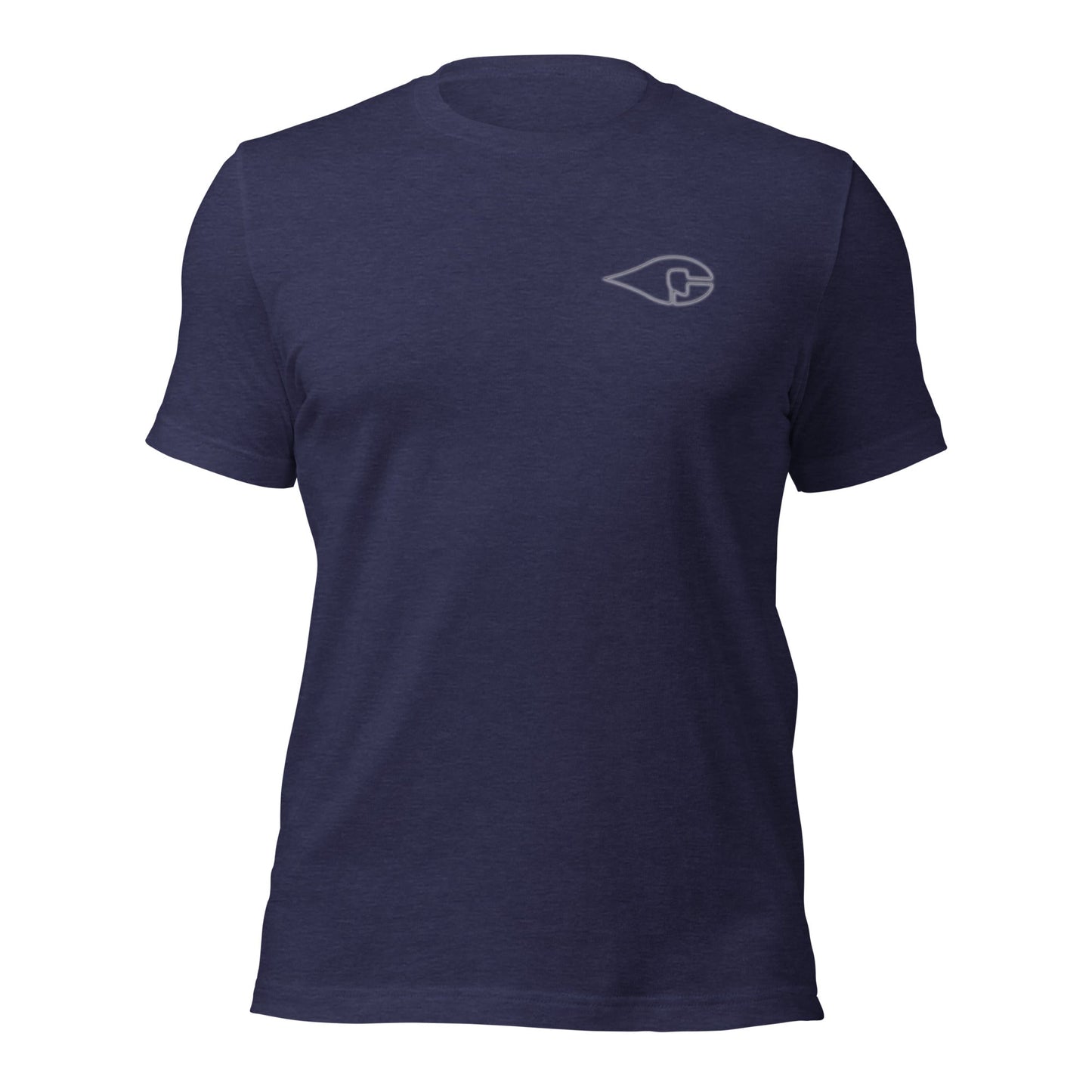 Double Crossed T-Shirt in dark color showing Crude Oil Outfitters logo on back.
