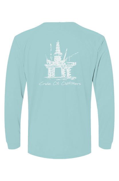 Crude Offshore Rig Fishing Shirt