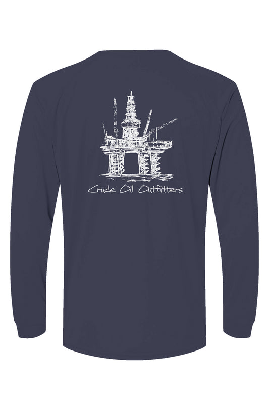 Crude Offshore Rig Fishing Shirt