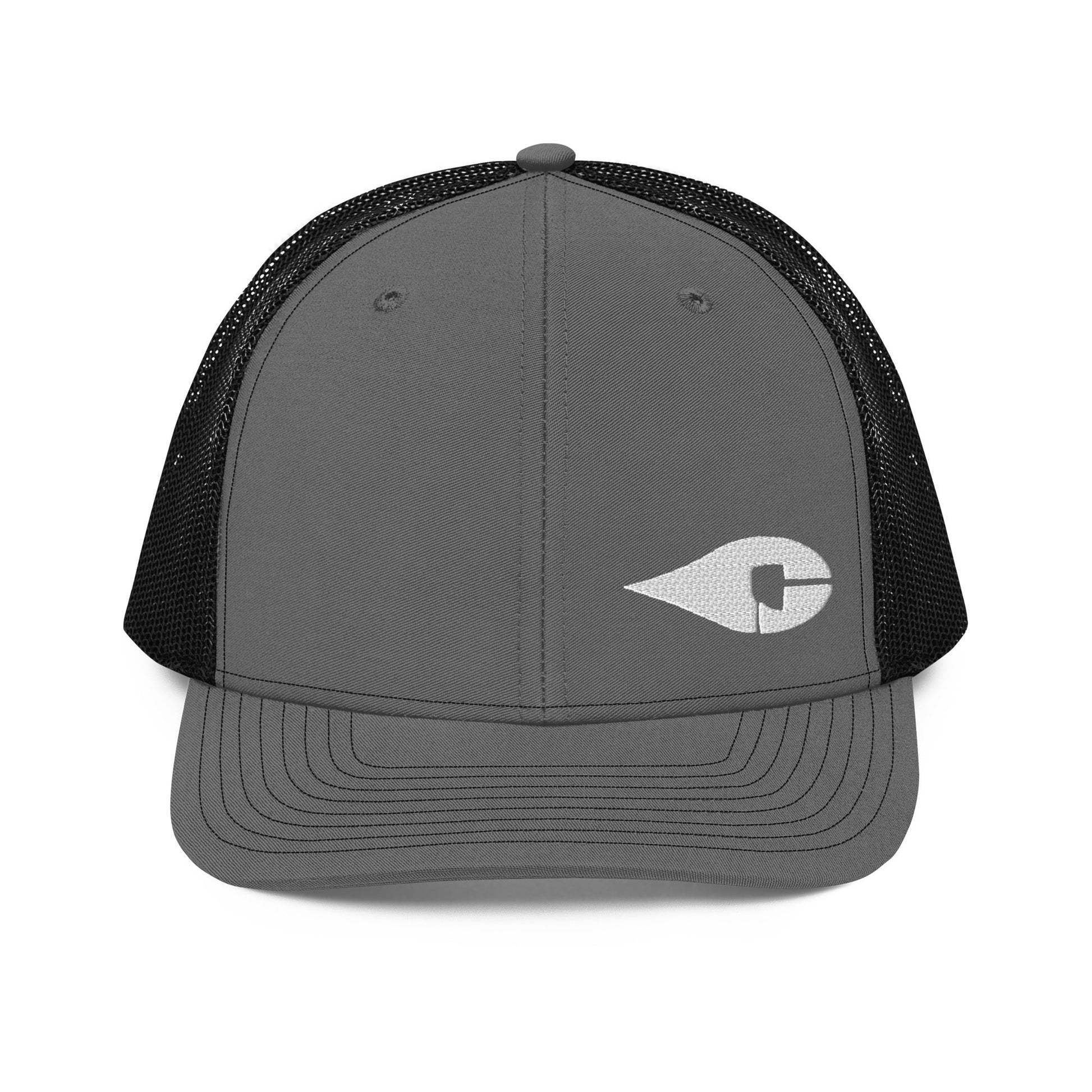 Crude Core Trucker Hat with structured fit and adjustable snapback. Richardson 112