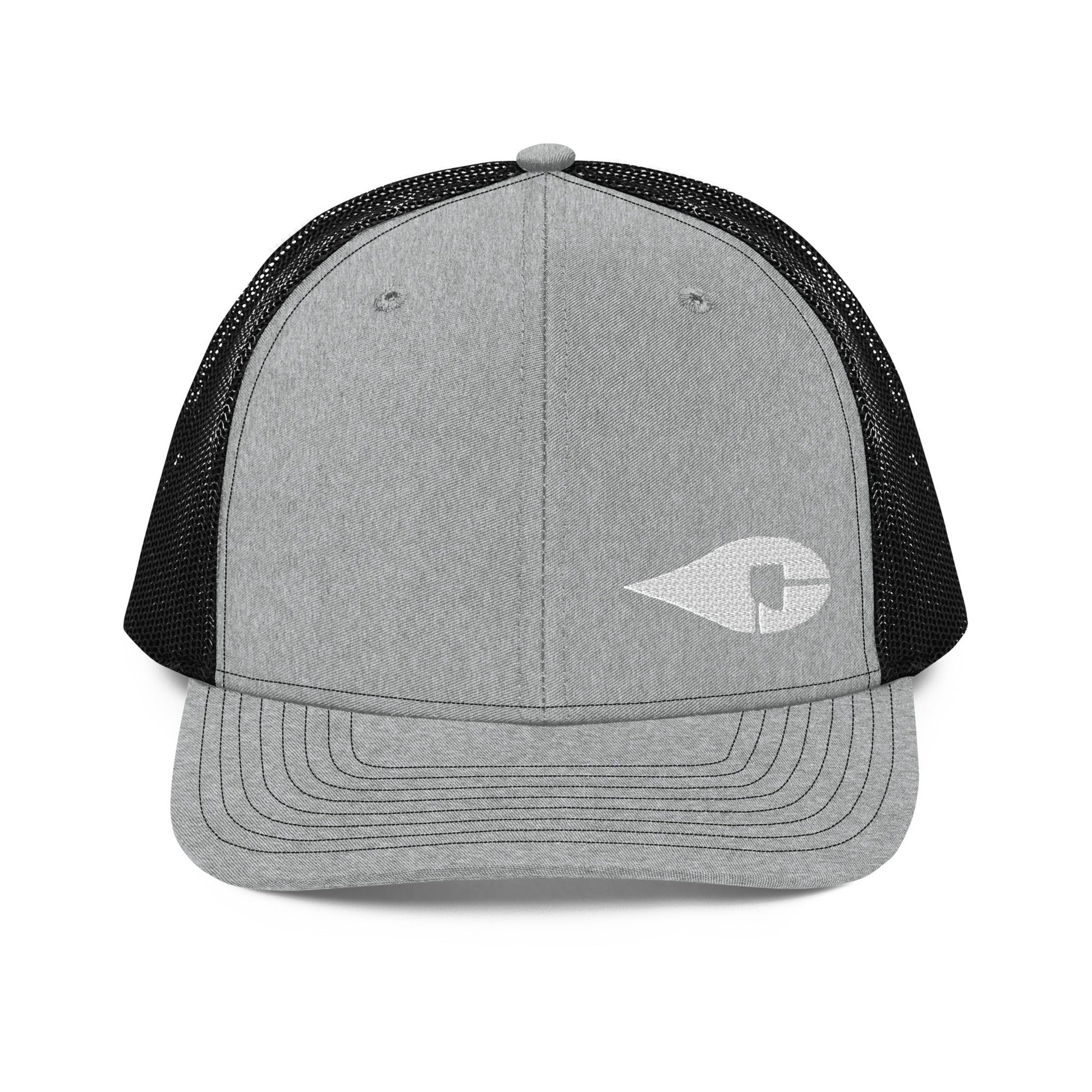 Crude Core Trucker Hat with structured fit and adjustable snapback. Richardson 112